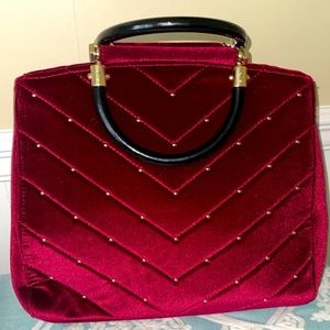 Velvet Oversized Purse